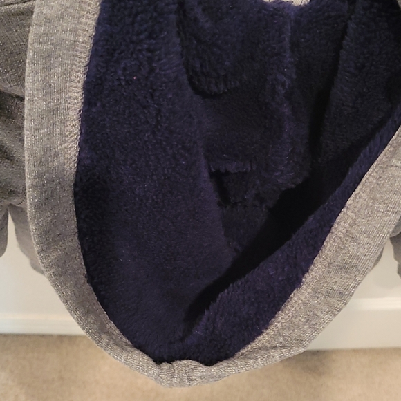 Gap Kids Zip Hoodie Sweatshirt Sweater Fur Sherpa - Picture 5 of 6